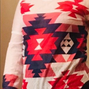 Tribal print long sleeve